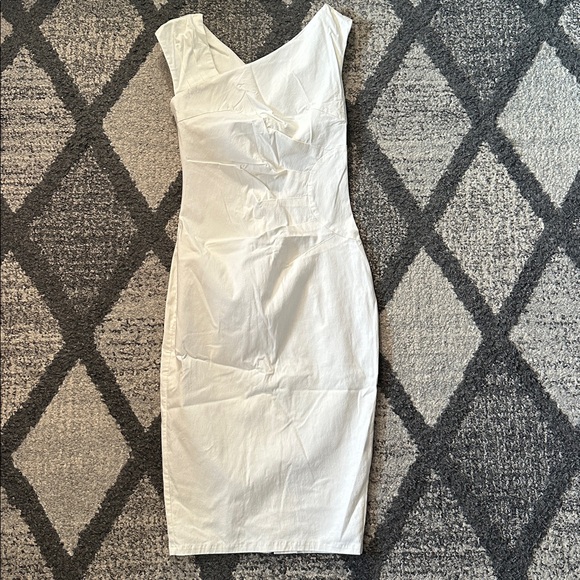 MUXXN Women's Retro 1950s Style Sleeveless Slim Business Pencil Dress - Picture 7 of 13